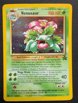 Venusaur 13/53 - Wotc - Black Star Promo Holo Pokemon TCG - Image 1