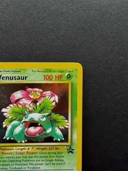 Pokemon Venusaur Black Star Promo 13 Holo WOTC Near Mint - Image 4