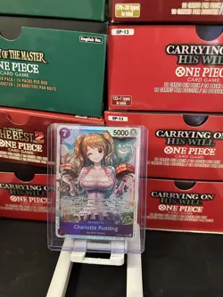Charlotte Pudding PRB02-010 SR - One Piece TCG - English - M/NM - Fast Ship 🚚 - Image 1