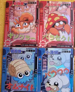 Pokemon Chinese Cards Bundle 9 SSR Cards - Image 4