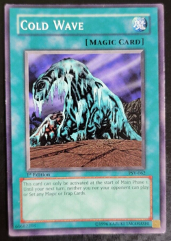 Yu-Gi-Oh - Trading Card - Spell Card - Cold Wave - 1st Edition - PSV-062 - Image 1