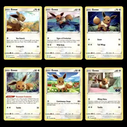 Eevee 125 Sword Shield Evolving Skies Pokemon Cards Collection Set TCG - Image 1