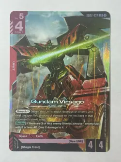 Gundam TCG Card Game Dual Impact GD02-037 LR Gundam Virsago - Image 1