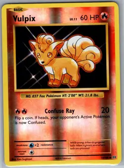 Vulpix 14/108 Reverse Holo XY - Evolutions - Pokemon Card - NM - Image 1