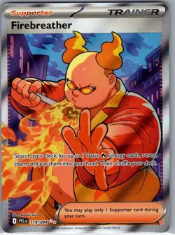 Firebreather 119/094 ME02: Phantasmal Flames - Pokemon Card - NM - Image 1