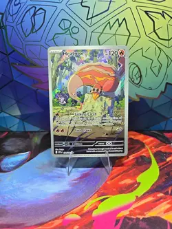 Pokemon TCG Heatmor Illustration Rare Card #104/086 SV White Flare - Image 2