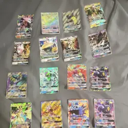 Pokemon GX Holo Lot 15 Cards Umbreon Ultra Necrozma Wailord Solgaleo Tapu Fini - Image 1