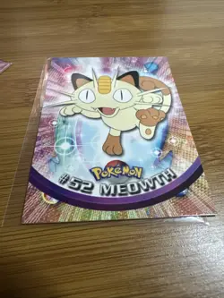 Pokemon #52 Meowth Trading Card Base Collectible Topps Series 2 NM -2 - Image 5