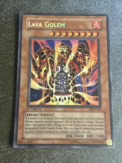 Yugioh - Lava Golem - PGD-107 - 1st Edition - LP - Image 1