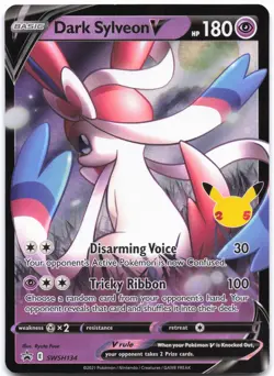 SWSH: Sword & Shield Promo Cards #SWSH134 Dark Sylveon V - Image 1