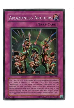 Yugioh- 1X Amazoness Archers - Super Rare - Unlimited - MFC-096 - Light Play - Image 1