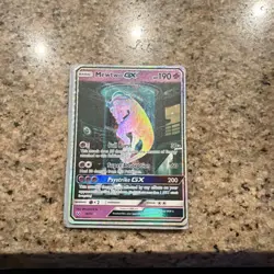 Pokemon Mewtwo GX 78/73 Secret Rare Full Art Holo Shining Legends GX Card - Image 1