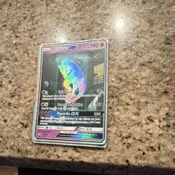 Pokemon Mewtwo GX 78/73 Secret Rare Full Art Holo Shining Legends GX Card - Image 2