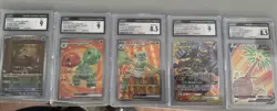 5 CGC Graded Pokemon Card Lot - Image 1