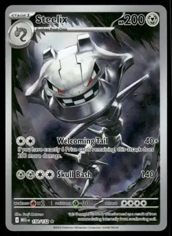 Pokemon Cards Steelix 150/132 Mega Evolution Illustration Rare NM - Image 1