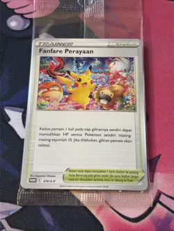 PIKACHU FANFARE PERAYAAN - 374/S-P - INDONESIAN SEALED POKEMON CARD PROMO PACK - Image 1