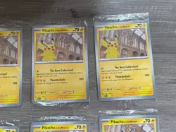 11 x Pokemon TCG Promo Oversized Card - Pikachu at the Museum (Sealed) - UK - Image 3
