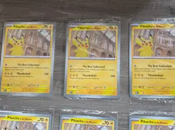 11 x Pokemon TCG Promo Oversized Card - Pikachu at the Museum (Sealed) - UK - Image 4