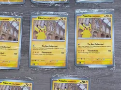 11 x Pokemon TCG Promo Oversized Card - Pikachu at the Museum (Sealed) - UK - Image 5
