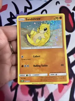 Sandshrew 008/034 & Sandslash 009/034 Trading Card Game Classic Holo - Image 2
