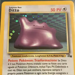 Pokemon Ditto Base Holo Card 3/62 50HP Italian 1999 Basic Shapeshifter - Image 3
