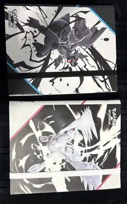 Pokemon Black Bolt & White Flare Binders Set No Cards TCG Scarlet Violet - Image 1