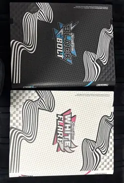 Pokemon Black Bolt & White Flare Binders Set No Cards TCG Scarlet Violet - Image 2