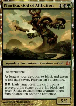 MTG Journey Into Nyx #154 Pharika, God of Affliction - Lightly played - Image 1