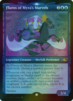 MTG Fluros of Myra's Marvels Showcase Foil ** Unfinity ** English (NM) - Image 1