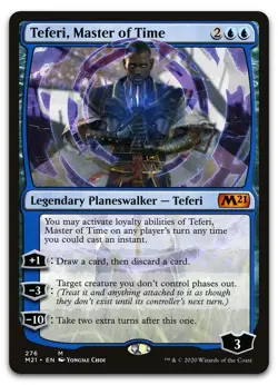 Teferi, Master of Time (276) #276 (NM) Core Set 2021 M21 Magic MTG - Image 1