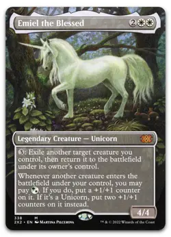 Emiel the Blessed (Borderless) #338 (NM) Double Masters 2022 2X2 Magic MTG - Image 1