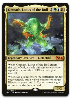 Omnath, Locus of the Roil #216 (NM) Core Set 2020 M20 Magic MTG - Image 1