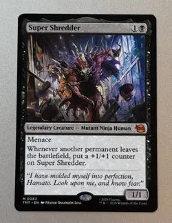 MTG Teenage Mutant Ninja Turtles TMNT Super Shredder Mythic #0083 English NM/M - Image 1