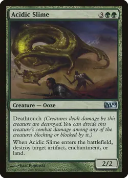 Acidic Slime Magic 2010 MTG NM - Image 1
