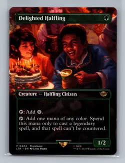 Tales of Middle-earth #402 Delighted Halfling (Borderless) - Image 1