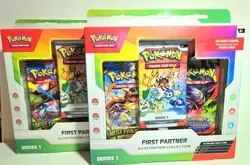 Pokemon TCG First Partner Illustration Collection Series 1 New Sealed x2 - Image 2