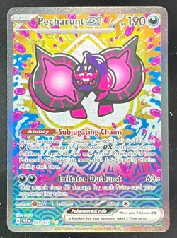 2025 Pokemon SV Prismatic Evolutions - PRE EN #163/131 Pecharunt ex - Image 1