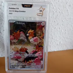 Carte Gradee Pokemon Piafabec FA 151/132 - Mega evolution FR PCA 10 !! 🌟 - Image 1