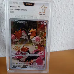 Carte Gradee Pokemon Piafabec FA 151/132 - Mega evolution FR PCA 10 !! 🌟 - Image 2