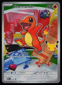 Charmander - 038 Mega Evolution Promo MEP Holo Promo First Partner Pokemon NM - Image 1