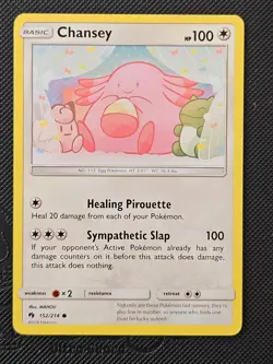 CHANSEY 152/214 C LOST THUNDER POKEMON LP 2018 - Image 1