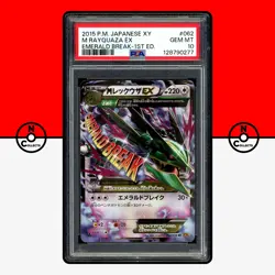 Pokemon PSA 10 M Rayquaza EX 062/078 XY6 Emerald Break 1st Ed Mega Japanese - Image 1