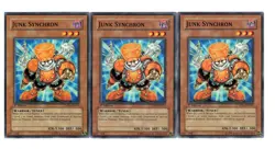 Yugioh- 3X Junk Synchron - Common - 1st Edition - 5DS1-EN011 - Near Mint - Image 1