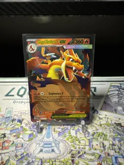 Mega Charizard Y ex 022/217 Ascended Heroes English Pokemon TCG NM - Image 1