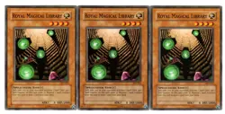 Yugioh- 3X Royal Magical Library - Common - Unlimited - SYE-023 - Light Play - Image 1
