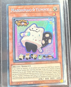 YU-GI-OH Marshmao Yummy DOOD-EN024 1st Edition Secret Rare NM - Image 1