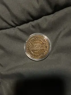 Yugioh Official Konami YCS Pre Register Skull Servant Gold Coin New - Image 3