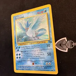 Articuno 2/62 Holo Pokemon Fossil Set Card Vintage 1999 - Image 2