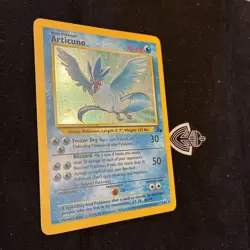 Articuno 2/62 Holo Pokemon Fossil Set Card Vintage 1999 - Image 3