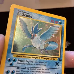 Articuno 2/62 Holo Pokemon Fossil Set Card Vintage 1999 - Image 4